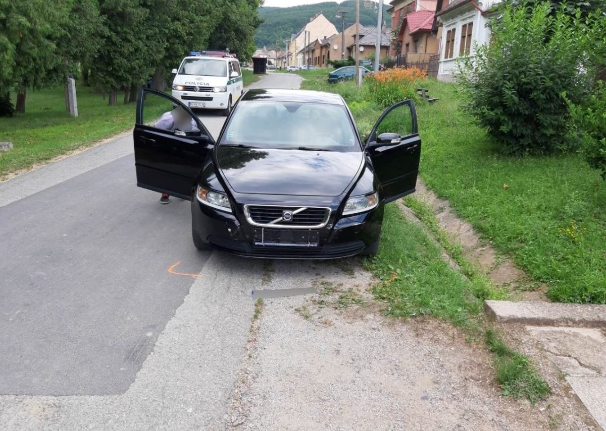 dopravná nehoda, Vyšný Medzev