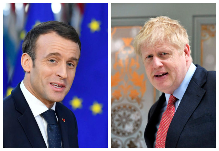 Emmanuel Macron, Boris Johnson