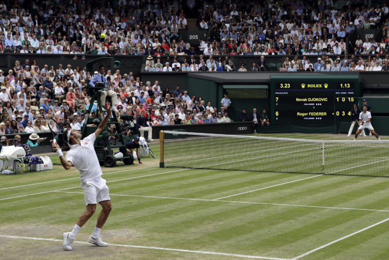 Wimbledon (finále): Novak Djokovič - Roger Federer