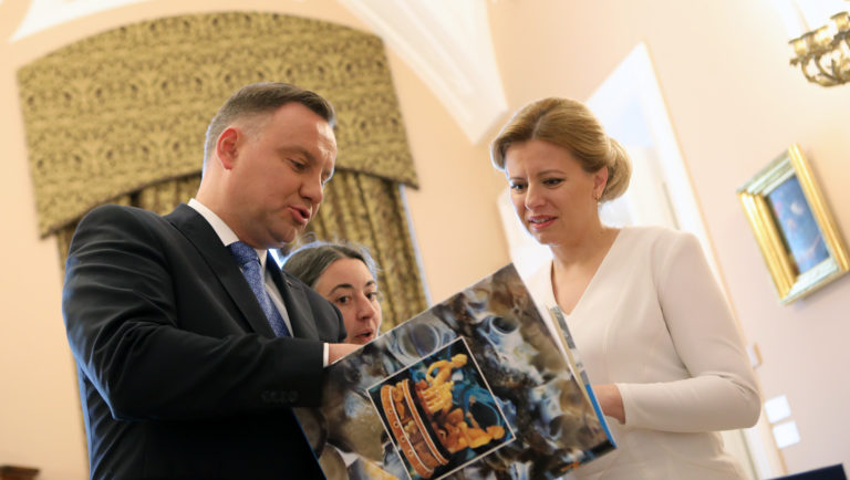 Zuzana Čaputová, Andrzej Duda