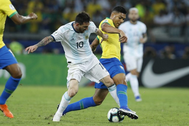 Casemiro, Lionel Messi, Copa América, semifinále