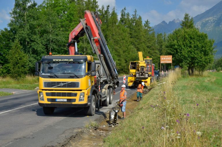 Rekonštrukcia cesty Poprad - Starý Smokovec