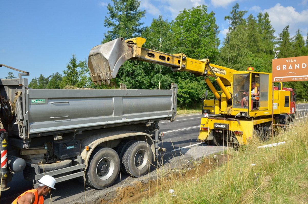 Rekonštrukcia cesty Poprad - Starý Smokovec