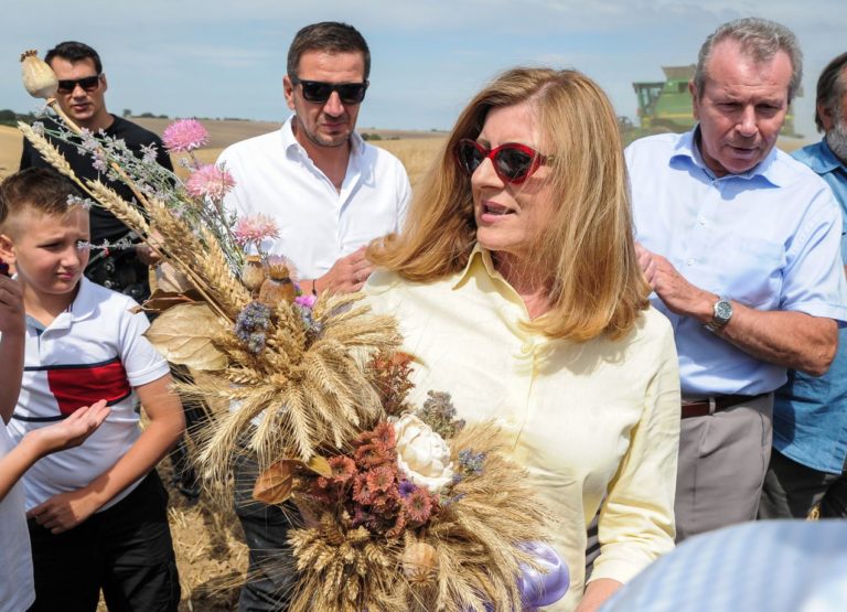 Gabriela Matečná, žatva