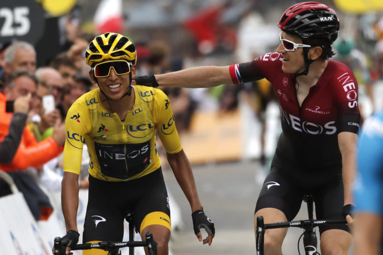 Egan Bernal, Geraint Thomas, Tour de France - 20. etapa