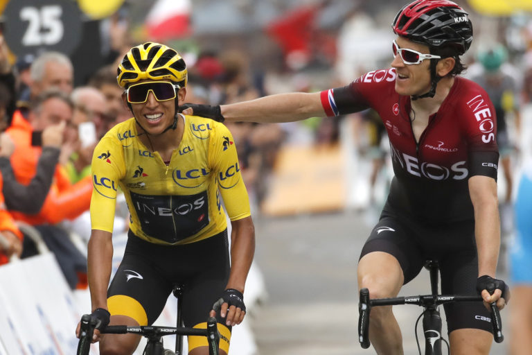 Egan Bernal, Geraint Thomas, Tour de France - 20. etapa