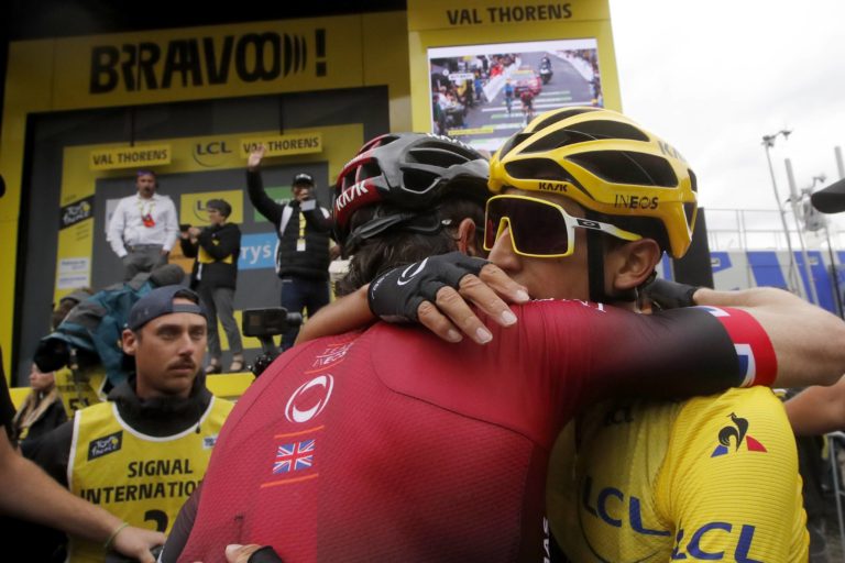 Egan Bernal, Geraint Thomas, Tour de France - 20. etapa