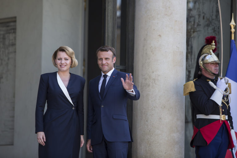 Zuzana Čaputová, Emmanuel Macron