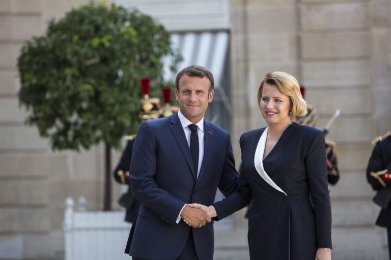 Zuzana Čaputová, Emmanuel Macron