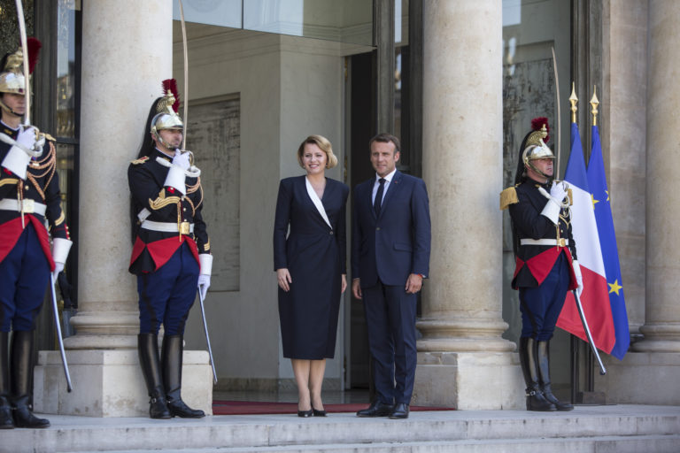 Zuzana Čaputová, Emmanuel Macron