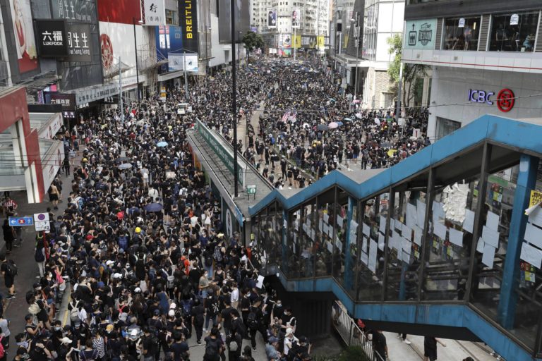 Hongkong, protesty