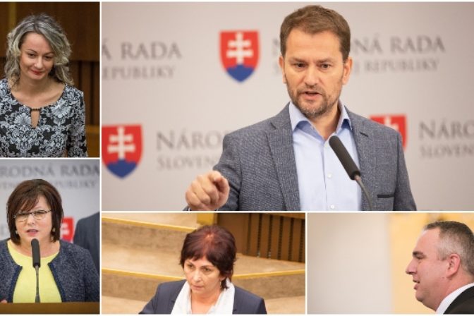 Igor Matovič, Anna Verešová, Soňa Gaborčáková, Jozef Lukáč, Elena Červeňáková