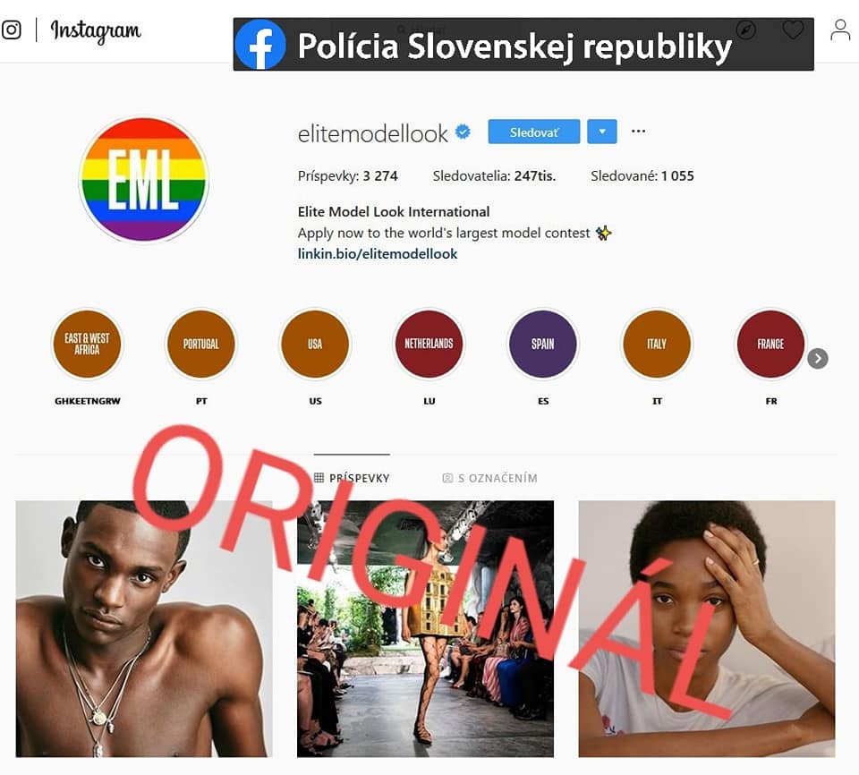 podvod, instagram, polícia SR