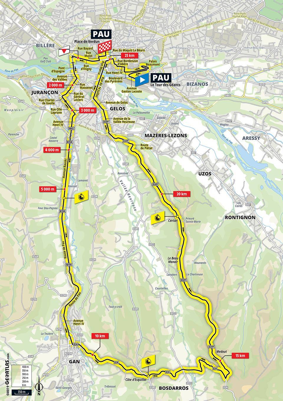 mapa _ 13. etapa TdF
