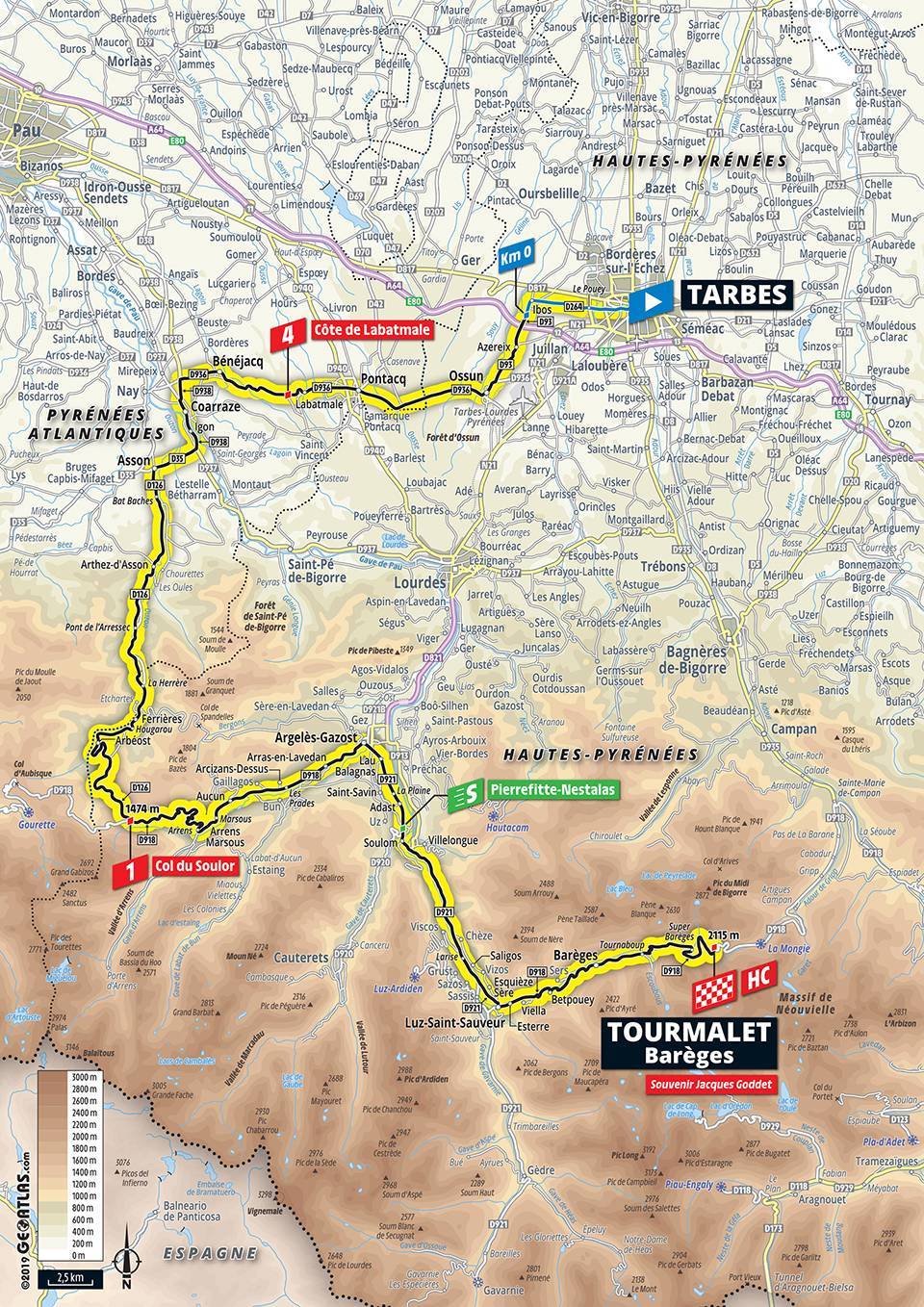 mapa _ 14. etapa TdF