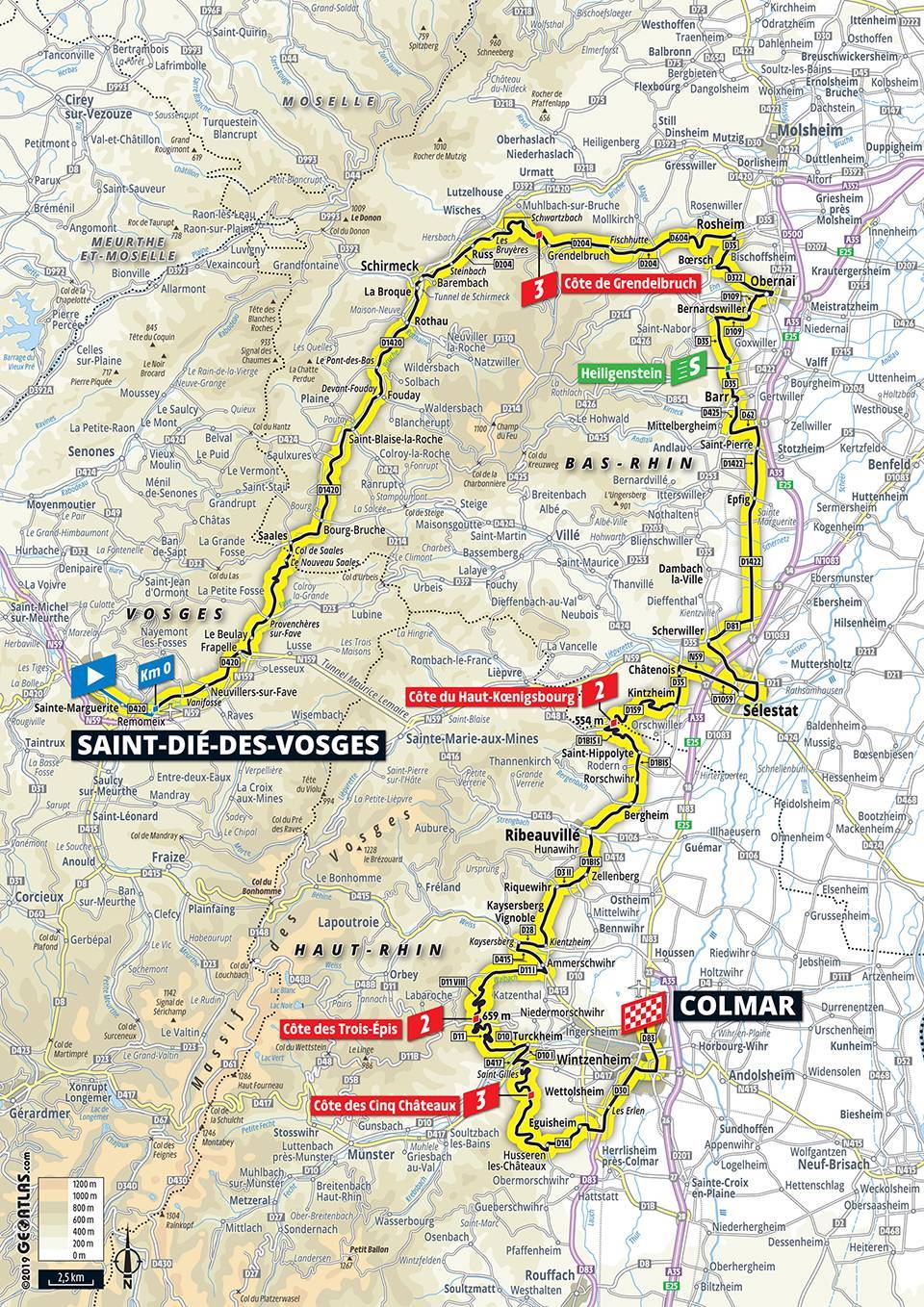mapa _ 5. etapa TdF