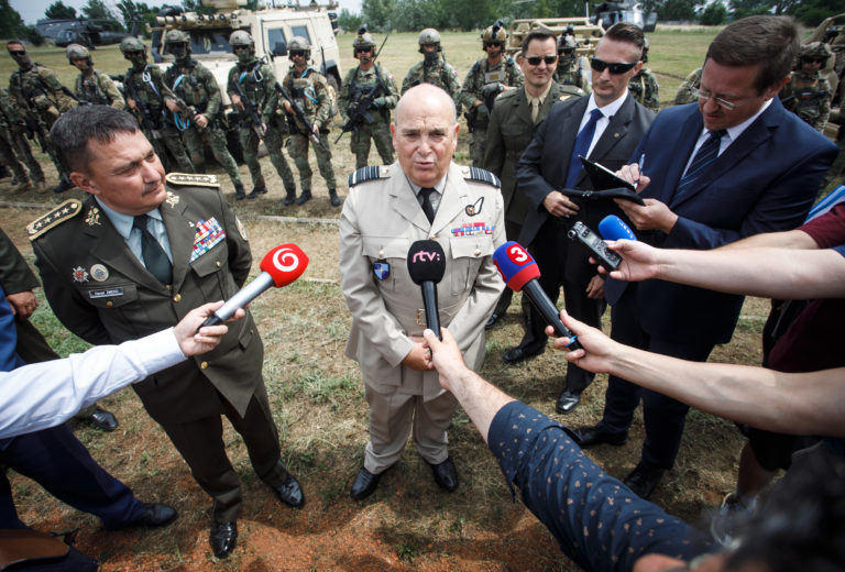 Návšteva predsedu vojenského výboru NATO