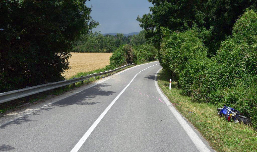 tragická dopravná nehoda, motocyklista
