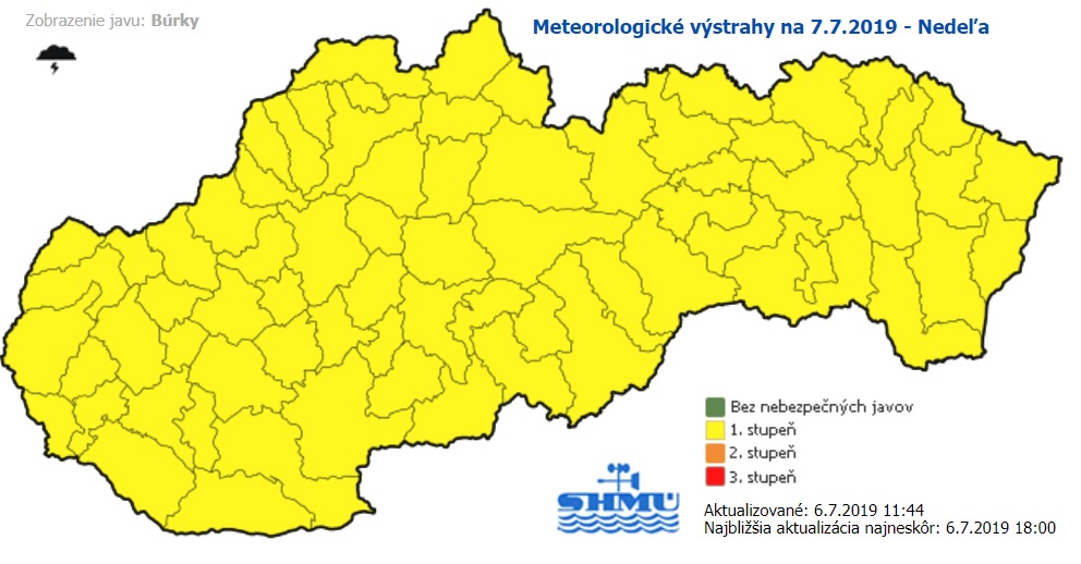 počasie, výstrahy, búrka