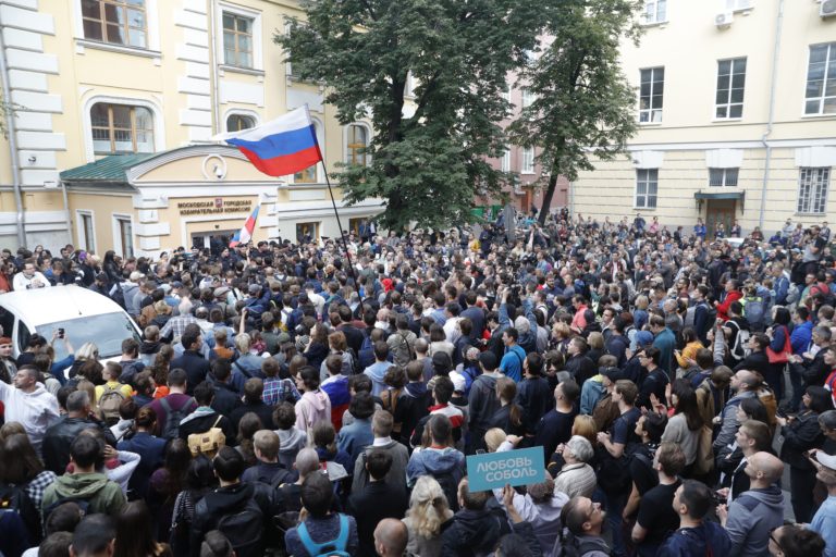 protest, Moskva