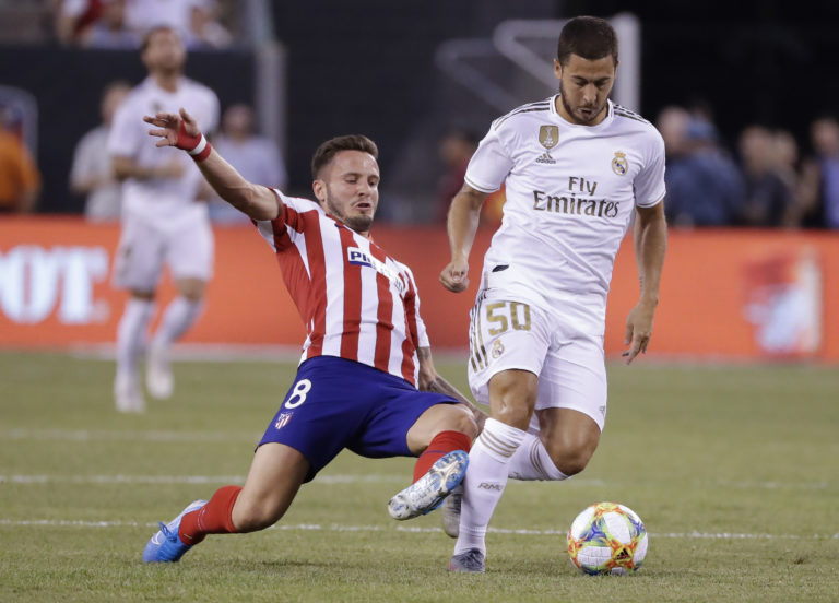 Eden Hazard, Toni Kroos, Real Madrid, Atlético Madrid