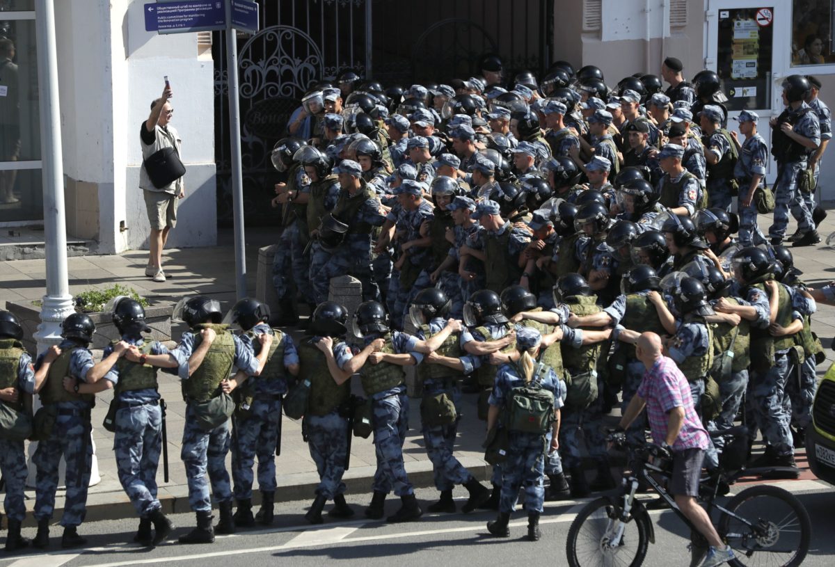 Rusko, Moskva, protesty
