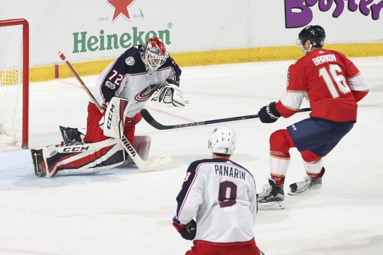 Sergej Bobrovskij, Artemij Panarin, NHL, Columbus Blue Jackets