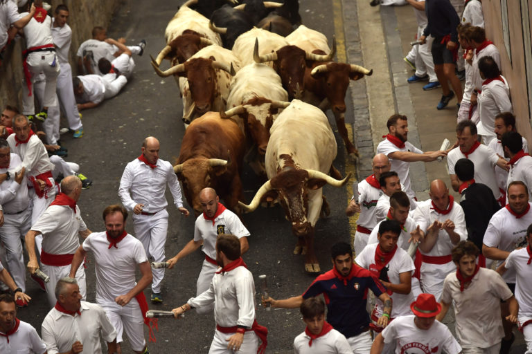 Beh s býkmi, Pamplona