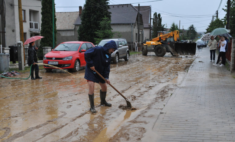 povodne, prudký dážď, Malý Šariš