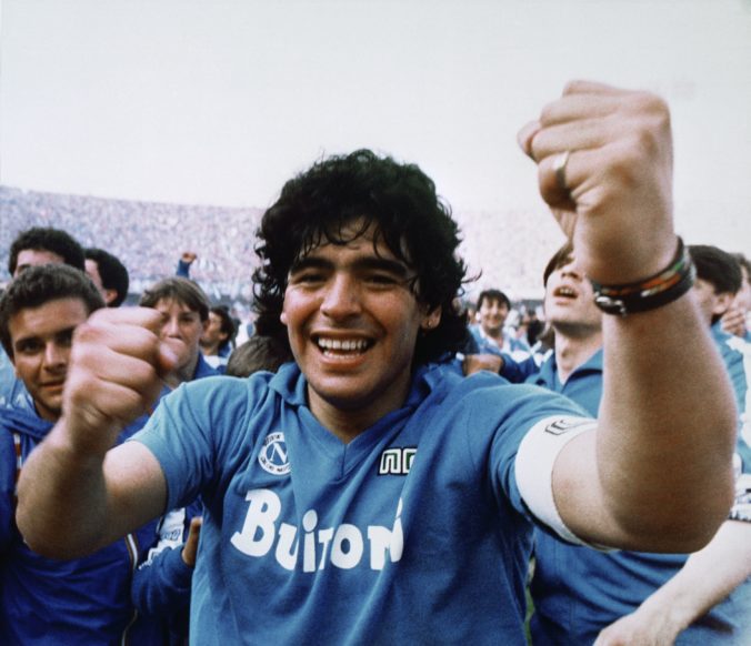 Diego Maradona, Naples, Italy