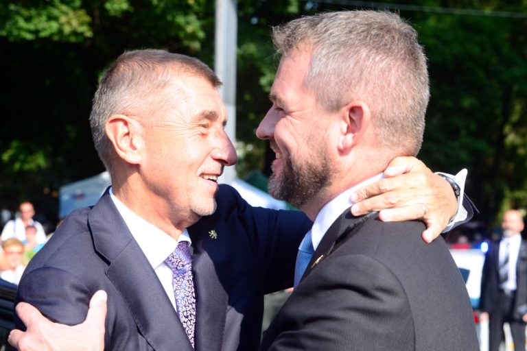 SNP: Oslavy 75. výročia, Andrej Babiš, Peter Pellegrini