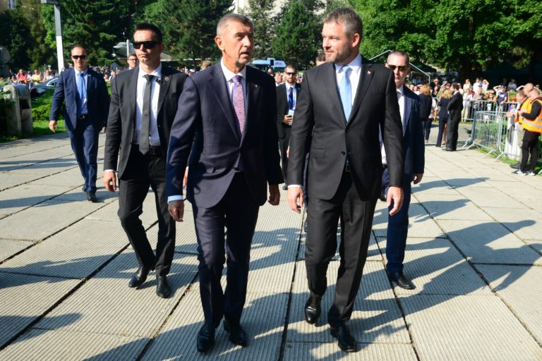 SNP: Oslavy 75. výročia, Andrej Babiš, Peter Pellegrini