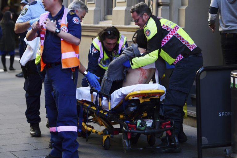 Austrália, Sydney, útok nožom