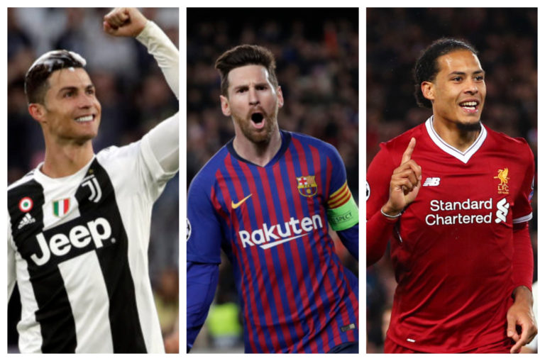 Ronaldo, Messi, Van Dijk