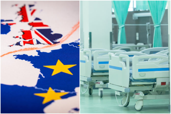 brexit, nemocnica