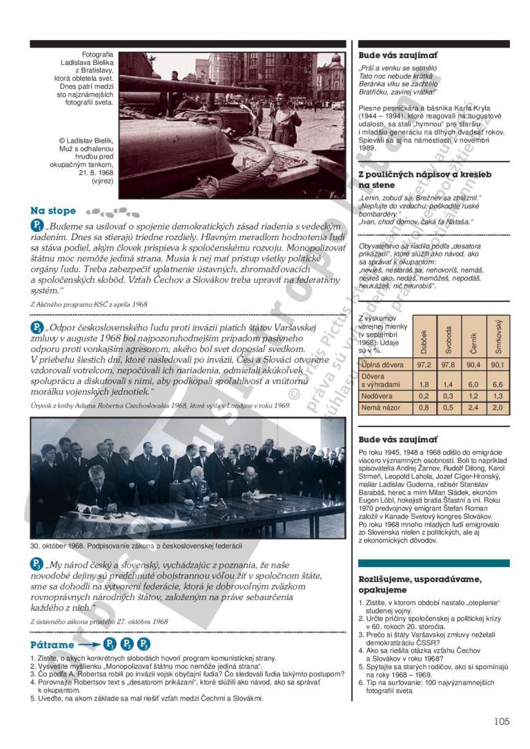 dejepis, august 1968