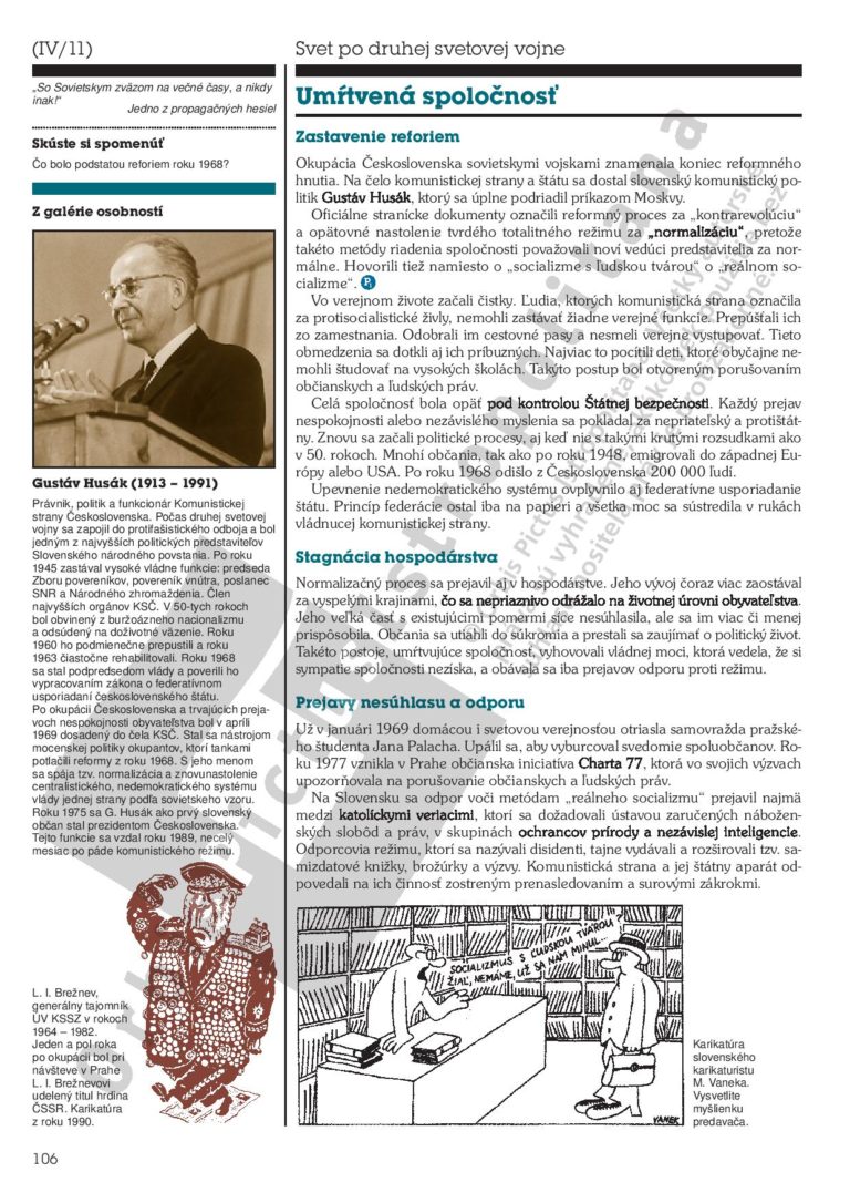 dejepis, august 1968