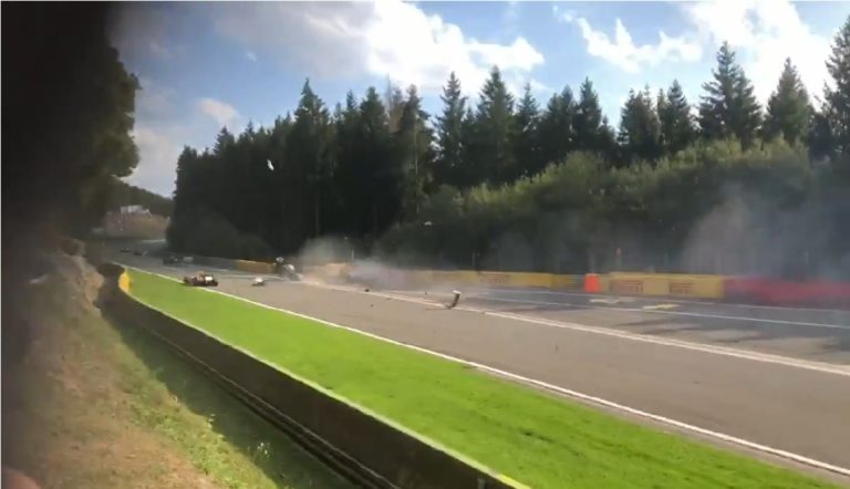 Formula 2, nehoda, Anthoine Hubert