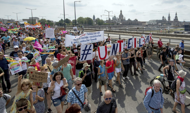 Protest, Drážďany