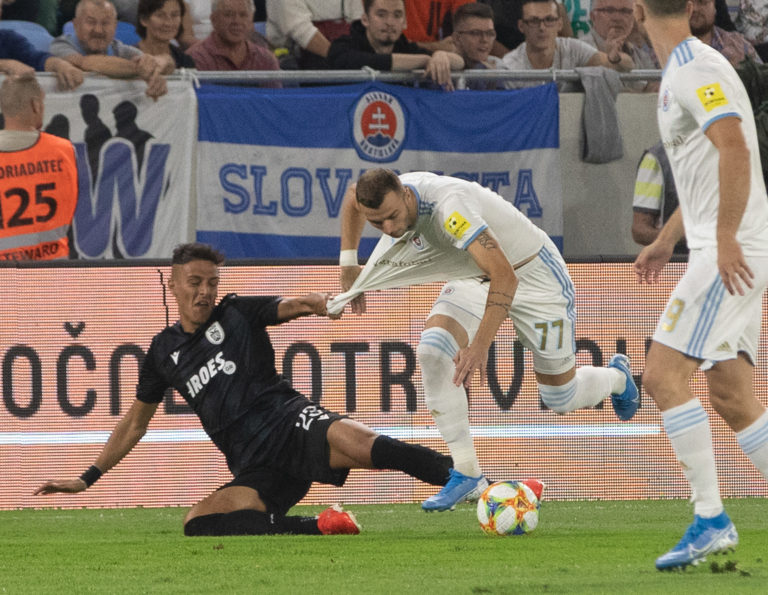 Európska liga: Slovan Bratislava - PAOK Solún