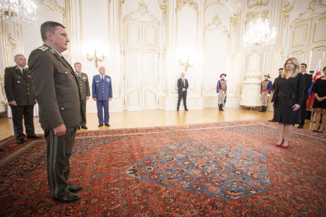 Prezidentka Zuzana Čaputová prijala vojenských veliteľov