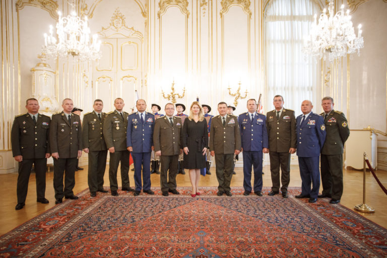 Prezidentka Zuzana Čaputová prijala vojenských veliteľov