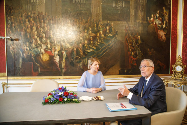 Prezidentka navštívila Rakúsko
