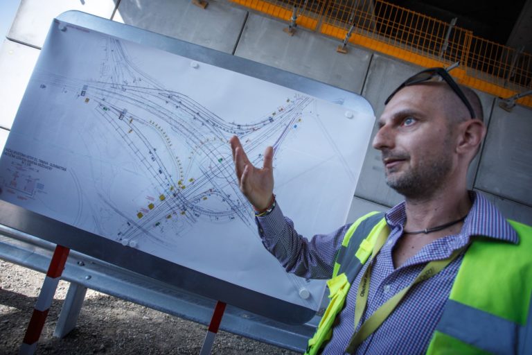 prvá etapa prác, križovatka Prievoz