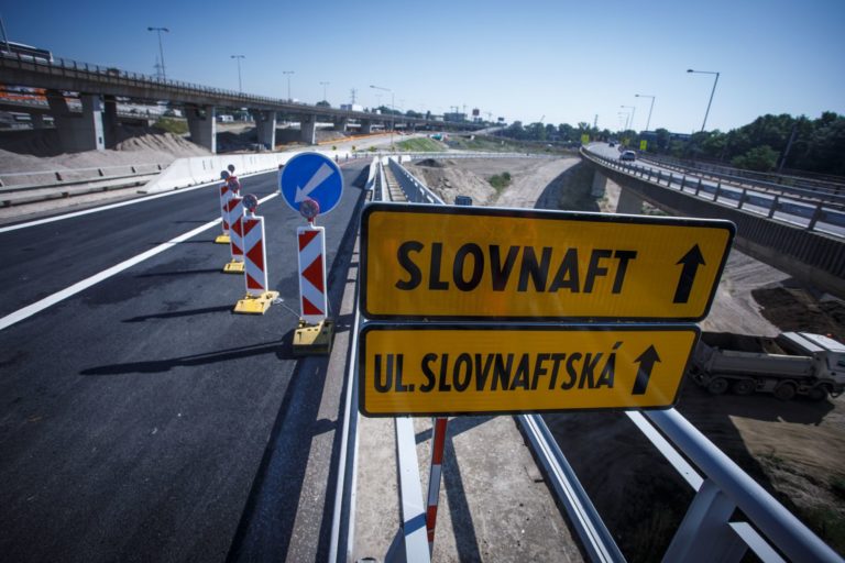 prvá etapa prác, križovatka Prievoz