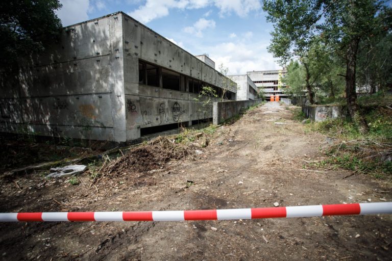 nemocnica Rázsochy, búranie