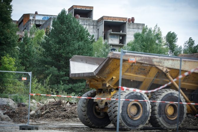 nemocnica Rázsochy, búranie