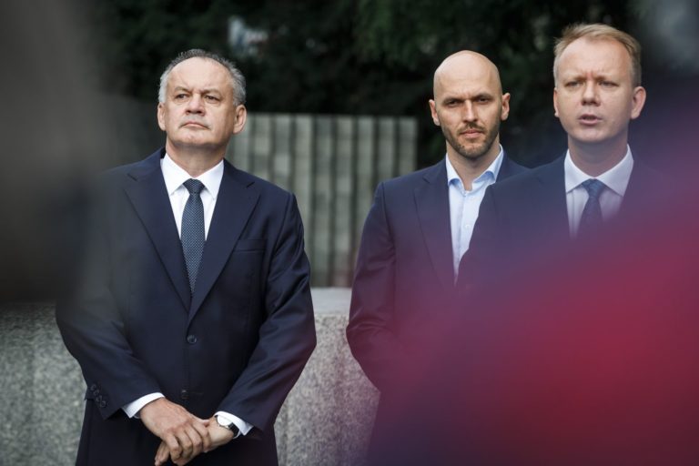 Andrej Kiska, Michal Truban, Miroslav Beblavý