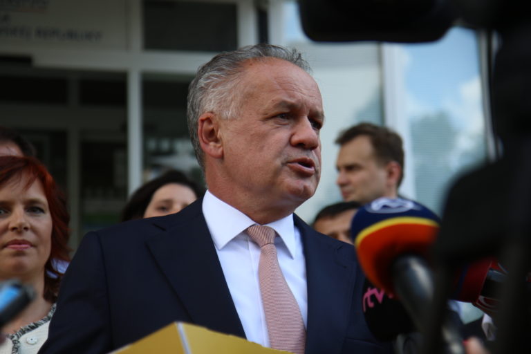 Za ľudí, odovzdanie podpisov, Andrej Kiska