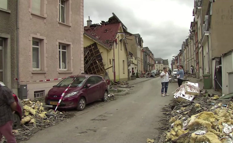 Luxembursko, tornádo